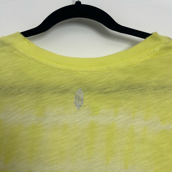 Free People Movement Tie Dye Yellow Love Tank Top size large - Picture 5 of 10